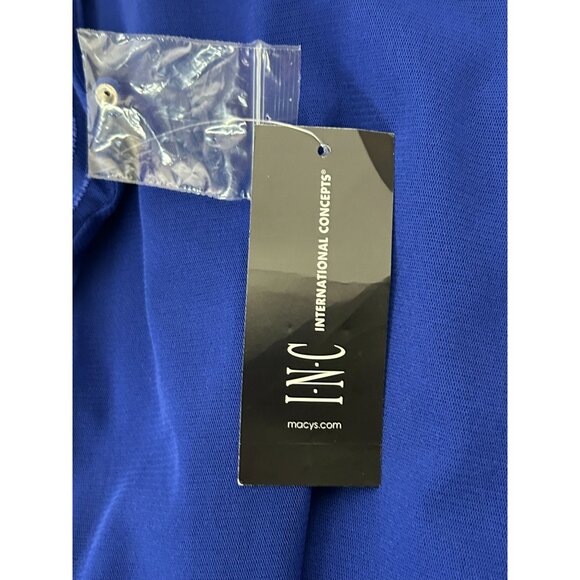 INC International Concepts Embroidered Sleeveless Top in Blue - Sz XL - New - Picture 6 of 8